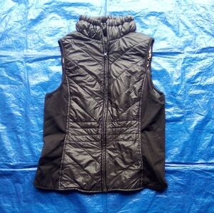 Women's Black Quilted Vest